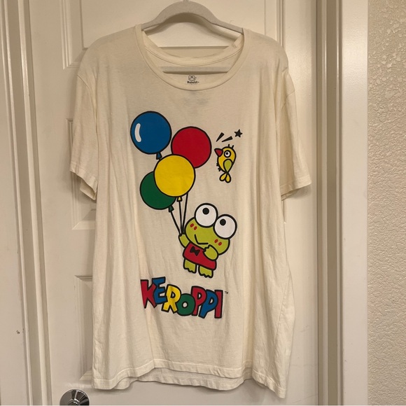 Sanrio Keroppi Cream T-Shirt - Picture 1 of 3